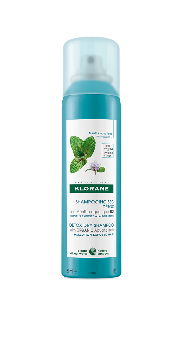 Klorane Detox dry shampoo with Aquatic Mint 150ml