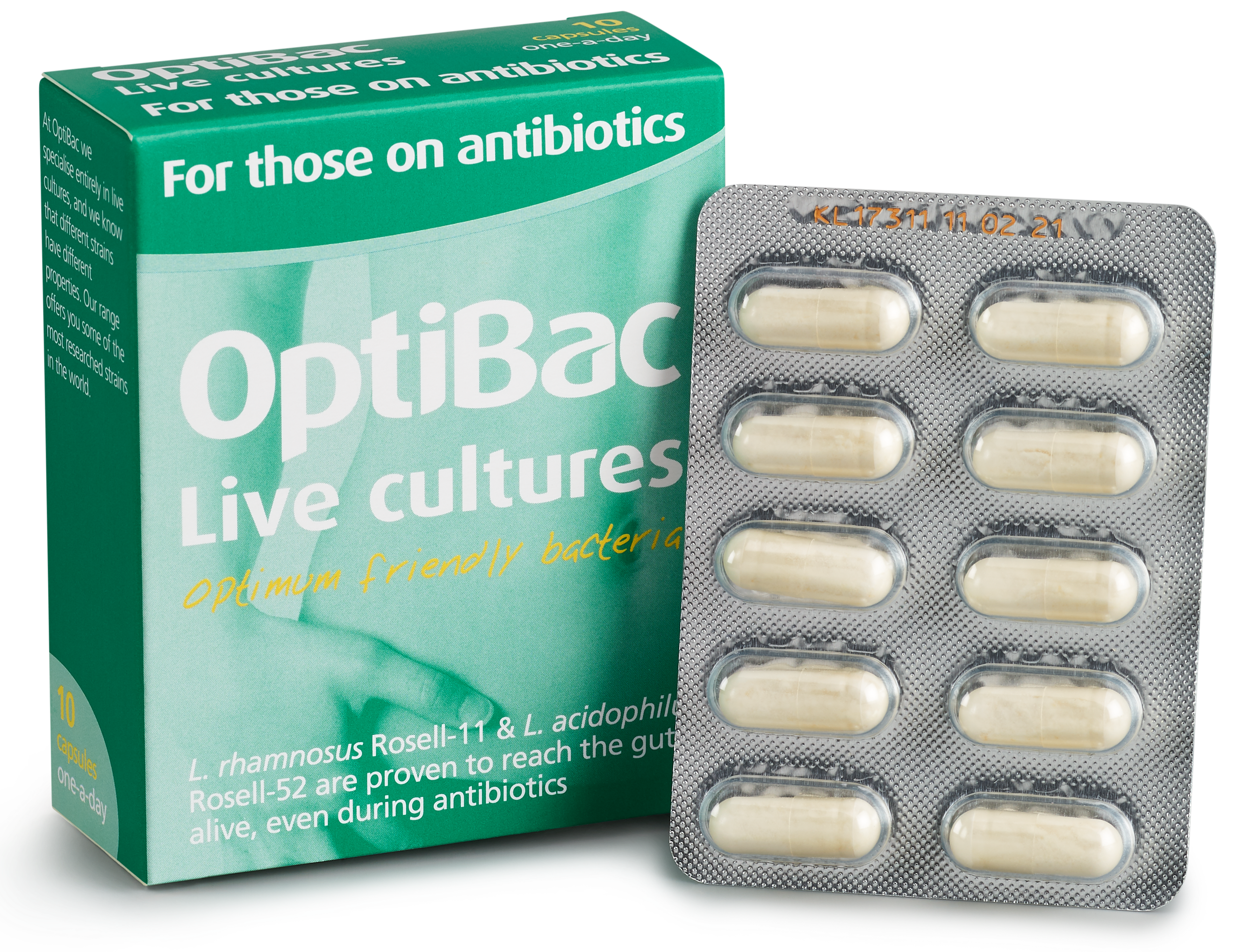 Optibac - For those on antibiotics 10caps