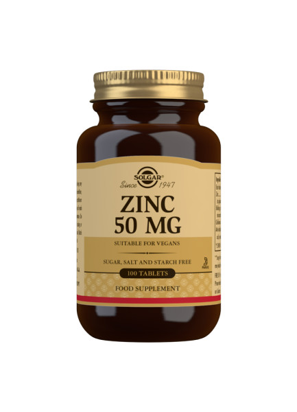 Solgar Zinc 50 mg 100 tablets