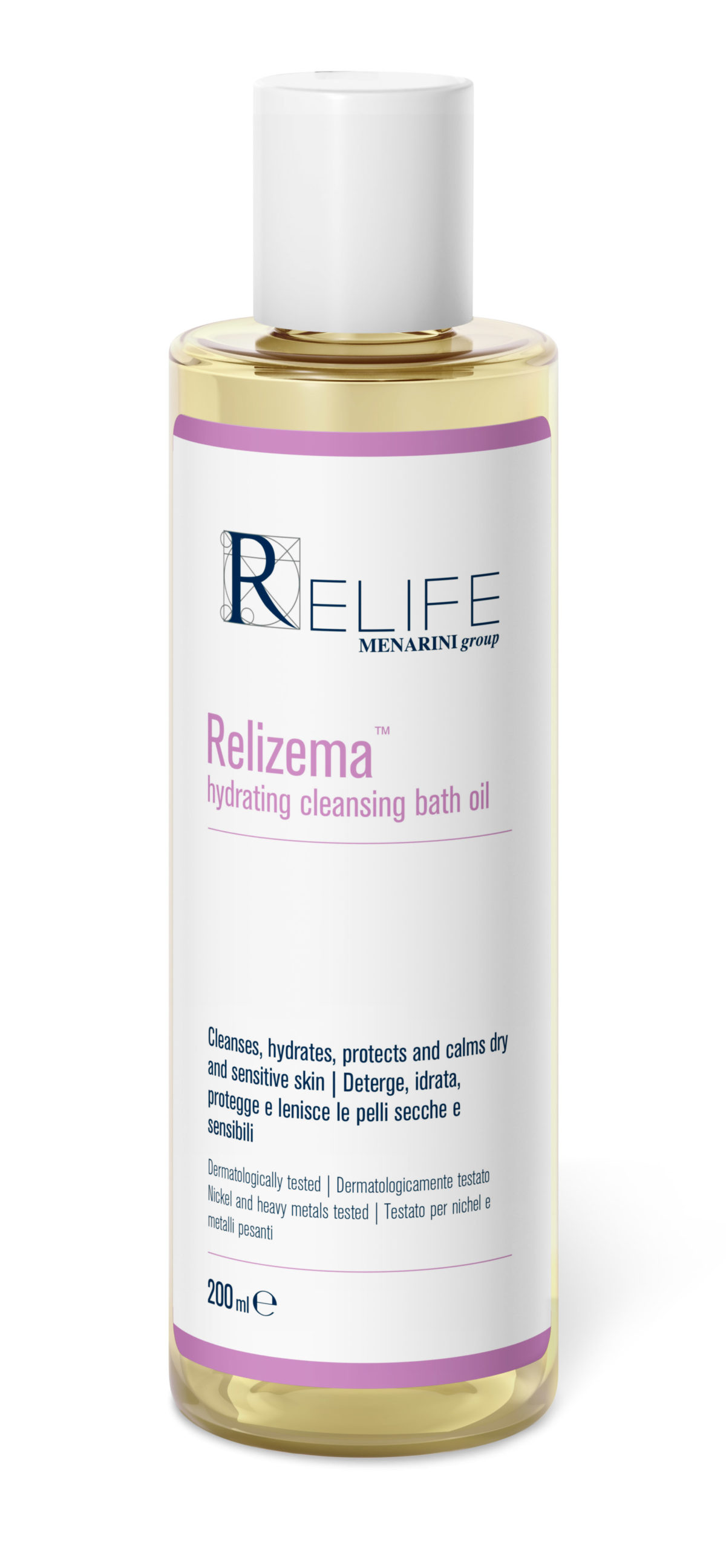 Relizema hydradting cleansing bath oil 200mls