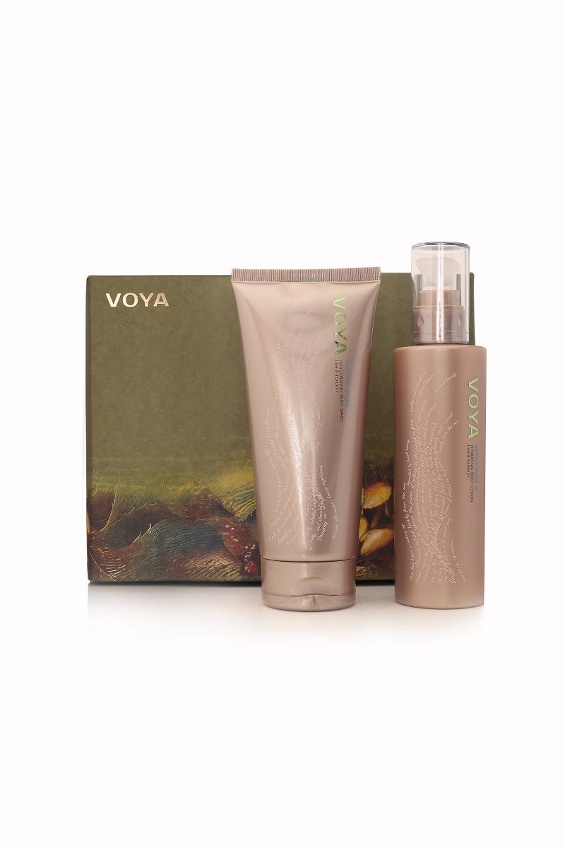 Voya Body Gift set - boyd wash + moisturiser (200ml+200ml
