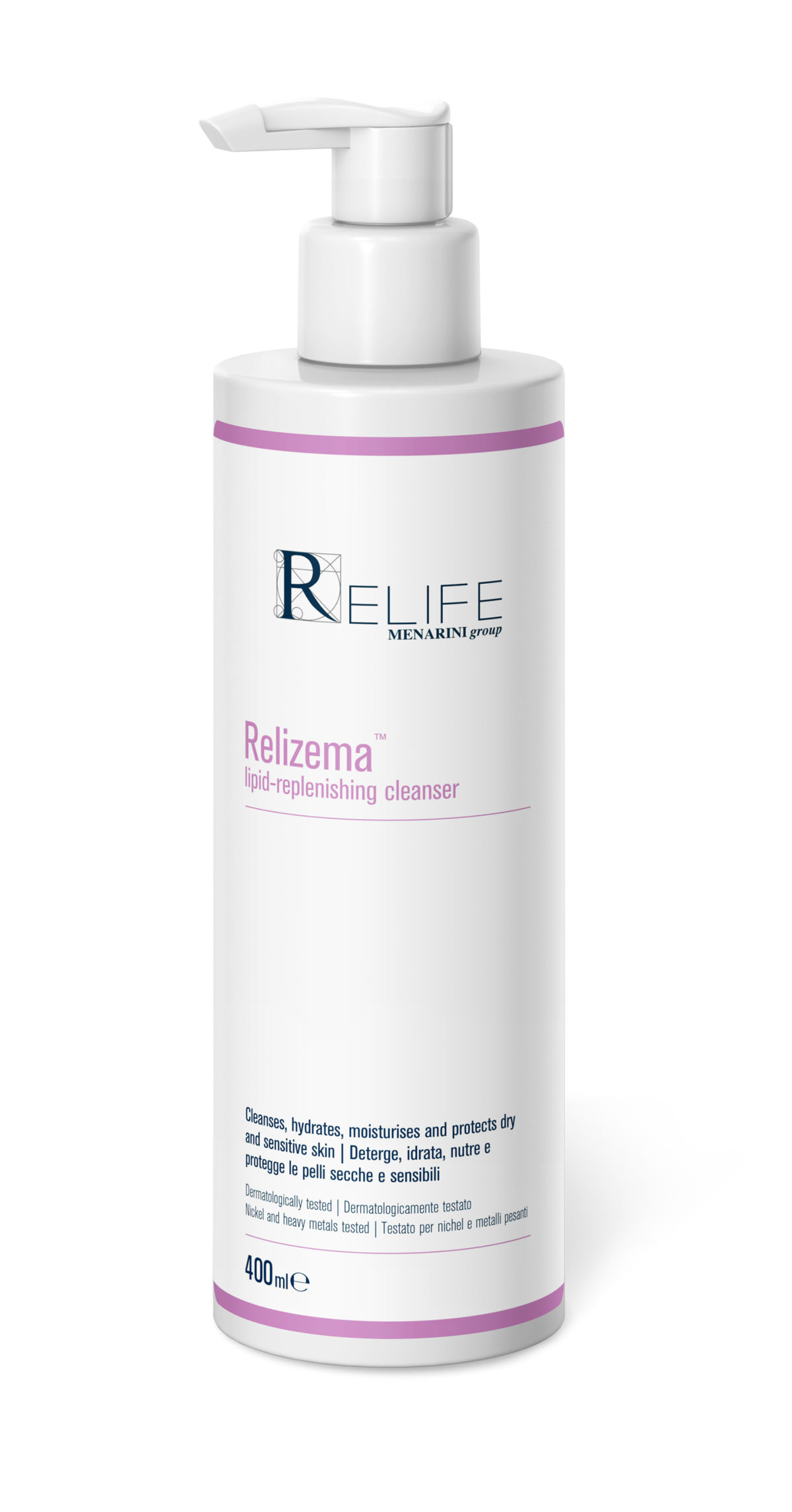 Relizema lipid-replenishing cleanser