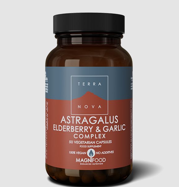 Terra Nova Astragalus, elderberry & garlic complex 50 caps