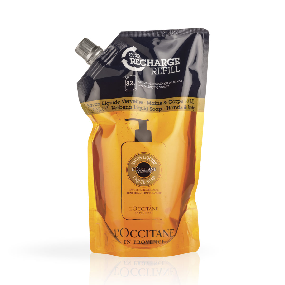 Loccitane Shea Verbena Hands & Body Liquid Soap Refill 500ml