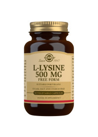 Solgar L-Lysine 500 mg 50 capsules