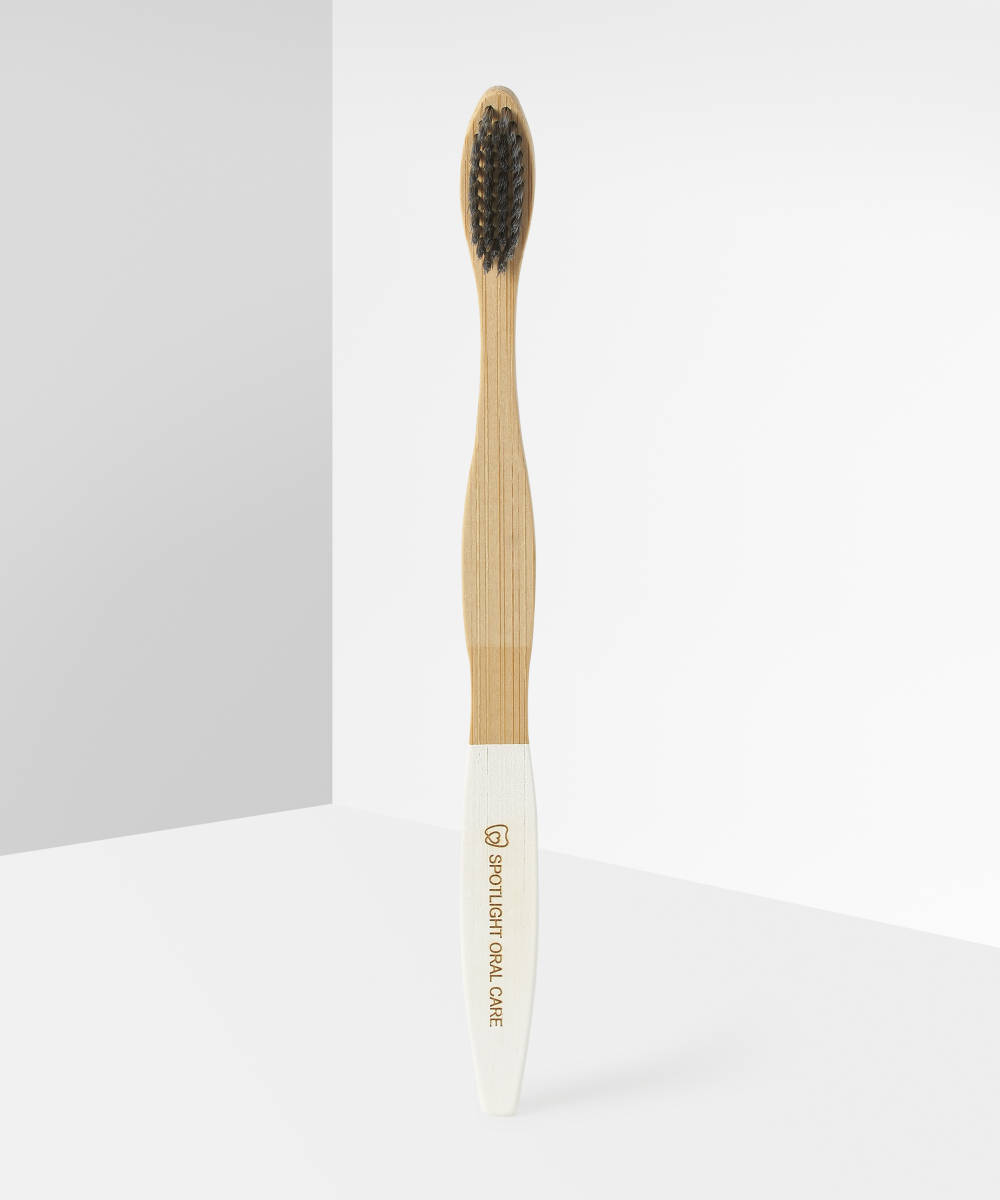 Spotlight bamboo toothbrush white