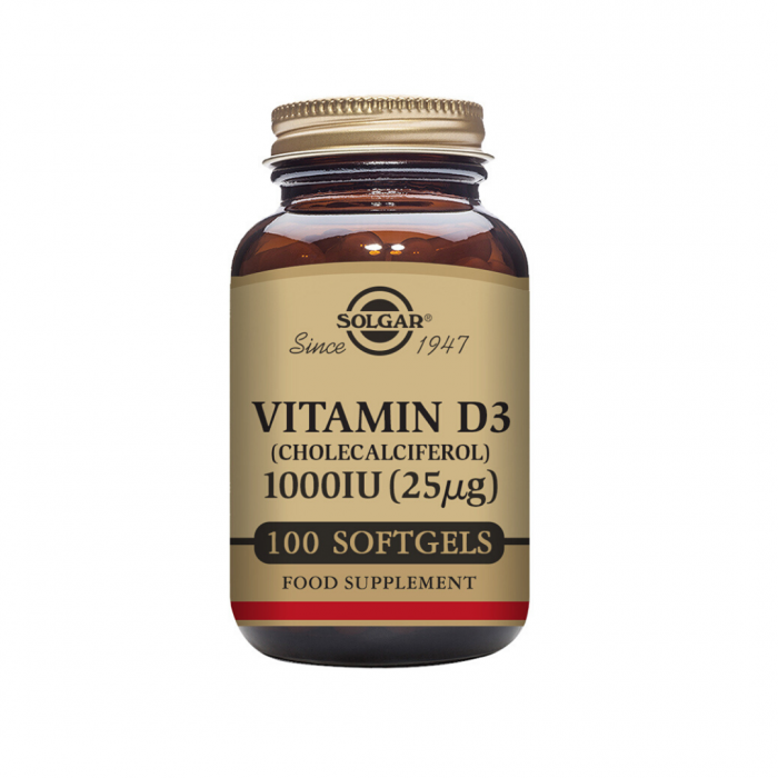 Solgar Vitamin D 1000IU Softgels