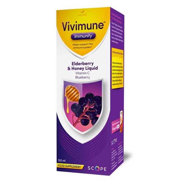 Vivimmune Immunity Elderberry & Honey Liquid 150ml