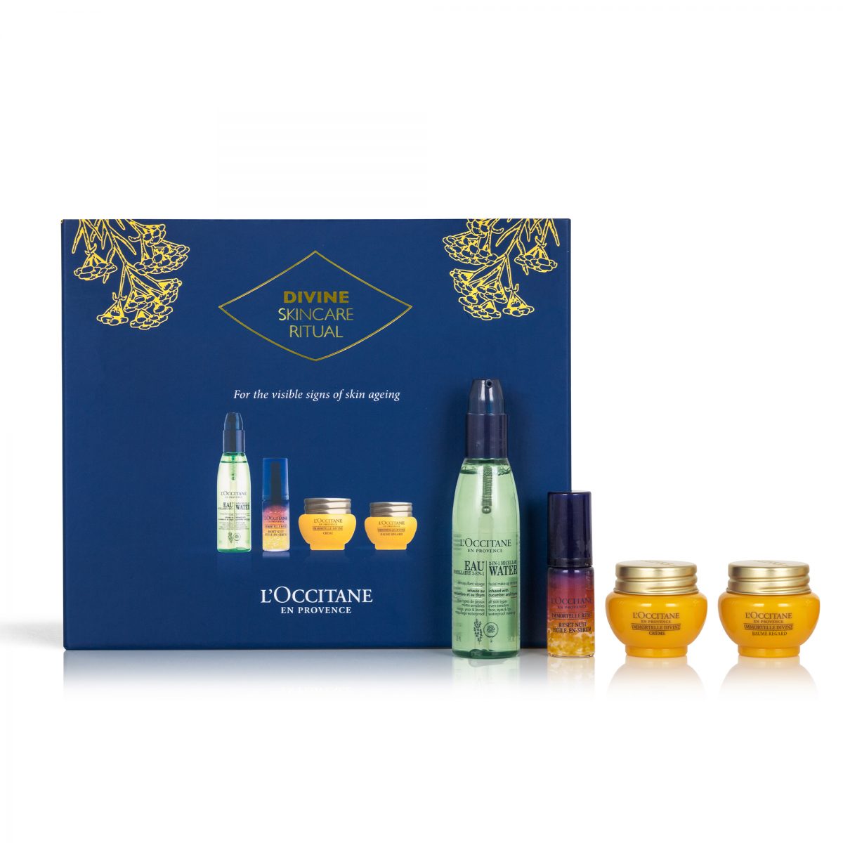 Loccitane Divine Skin care set