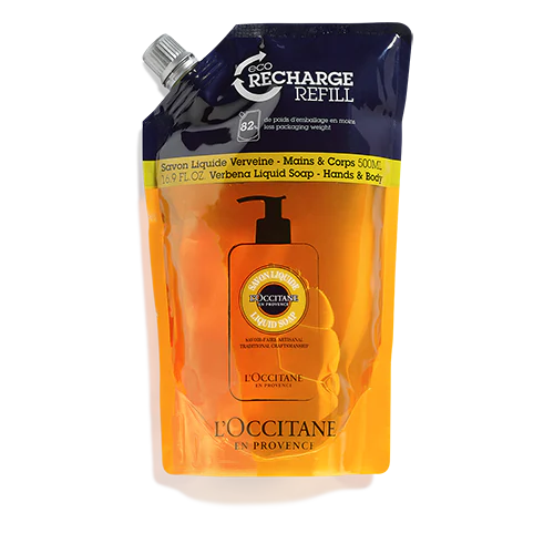 L'occiatne Shea Verbena Hands & Body Liquid Soap Refill 500ml