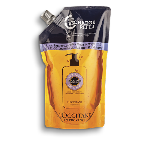 L'occiatne Shea Lavender Hands & Body Liquid Soap Refill 500ml