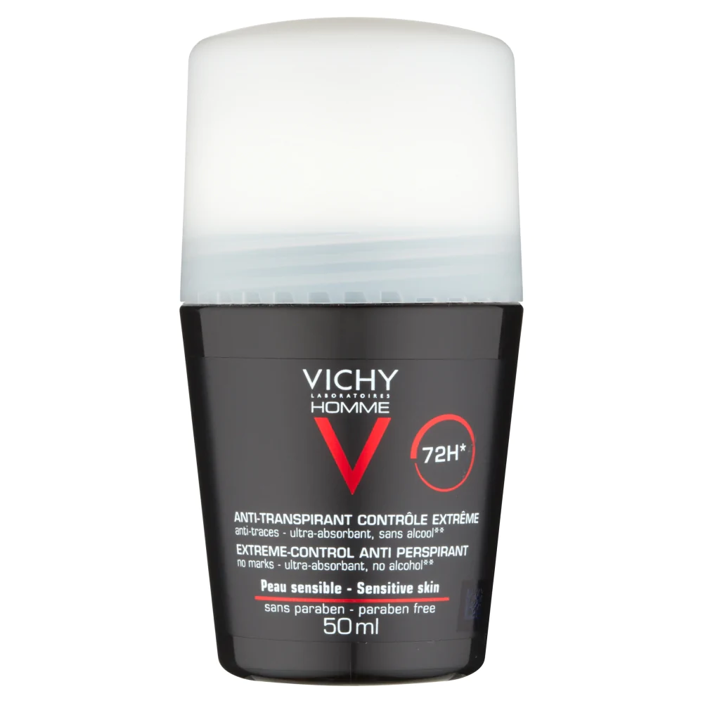 Vichy Homme Extreme Control 72HR Anti-Perspirant Deodorant 50ml