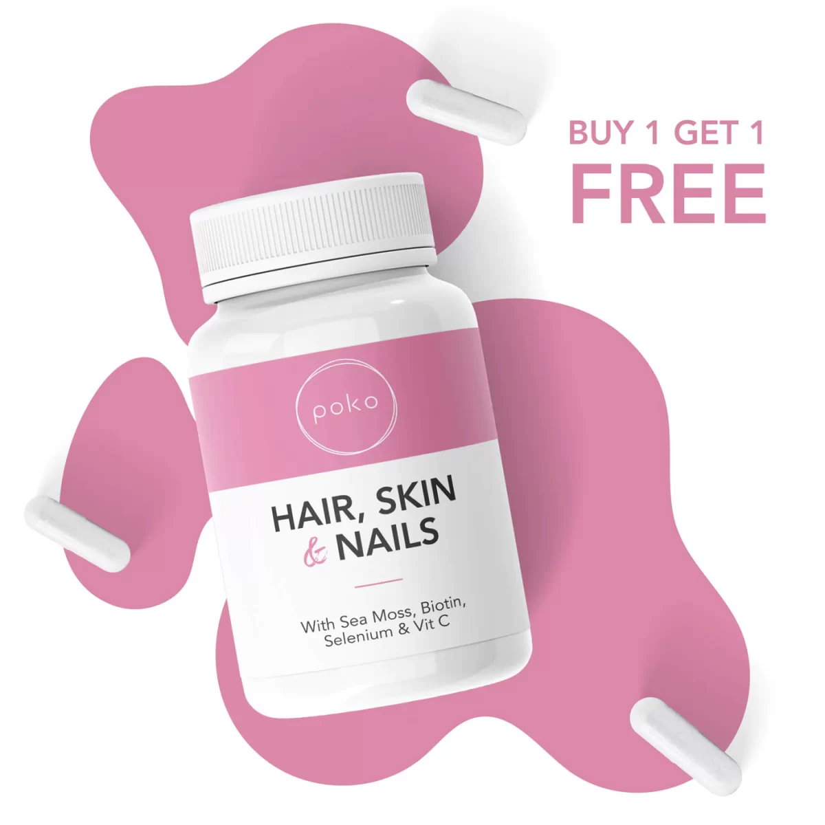 POKO Hair, Skin & Nails Supplement 30g
